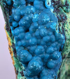 8.2cms QUARTZ CHRYSOCOLLA BOTRYOIDAL TENTADORA MINE PERU MINERAL SPECIMEN CB121