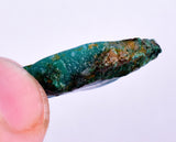 18.5cts GEM SILICA DRUZY CHRYSOCOLLA LILY MINE PERU CHALCEDONY ROUGH SB173