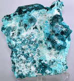 13.5cms GREEN CHALCANTHITE CRYSTAL LAB GROW MINERAL SPECIMEN PERU FB63