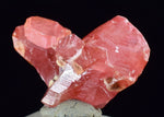 1.8cms TWIN SCEPTER RHODOCHROSITE CRYSTALS PERU UCHUCHACCUA MINE RB479