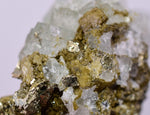 6.2cms PYRITE CUBIC FLUORITE QUARTZ PERU SHINY CRYSTALS MINERAL COLLECTOR MB142