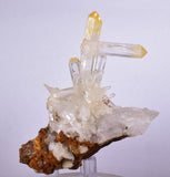 9.1cms QUARTZ HALLOYSITE MANGO COLOMBIA NATURAL CRYSTAL MINERAL SPECIMEN QB62