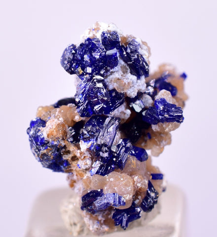 1.4cms GEM AZURITE CRYSTALS MEXICO ROYAL BLUE COLOR SHINY UB274
