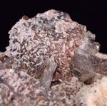 12cms BARITE DOLOMITE RHODOCHROSITE CRYSTALS PERU SHINY MINERAL SPCIMEN EB50