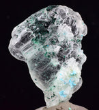 3.7cms CHRYSOCOLLA INSIDE SELENITE CRYSTAL LILY MINE 2000 DISCOVERY PERU TB99