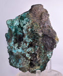 10.4cms DRUZY CHRYSOCOLLA QUARTZ MALACHITE BOTRYOIDAL PERU MINERAL SPECIMEN DB85