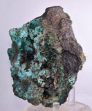 10.4cms DRUZY CHRYSOCOLLA QUARTZ MALACHITE BOTRYOIDAL PERU MINERAL SPECIMEN DB85