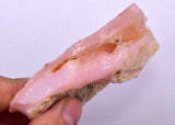 115 grams GEM PINK OPAL PERU ROUGH ANGEL SKIN TRANSLUCENT CORAL COLOR PB61