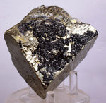 6.9cms PYRITE CUBIC QUARTZ TETRAHEDRITE PERU CRYSTAL MINERAL COLLECTOR MB31