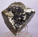 6.9cms PYRITE CUBIC QUARTZ TETRAHEDRITE PERU CRYSTAL MINERAL COLLECTOR MB31