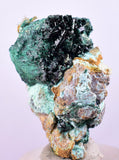 3.4cms ATACAMITE DRUZY MALCHITE CHRYSOCOLLA LILY MINE PERU MINERAL AB73