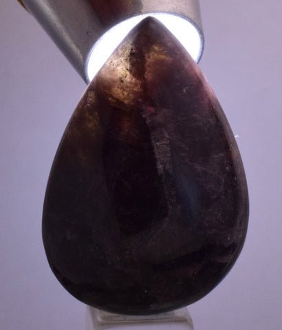 65cts GEM AXINITE PURPLE CABOCHON  PERU SUPER SHINY RARE MINERAL SPECIMEN BB248