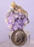 3.1cms COQUIMBITE ALUNOGEN CRYSTAL ROMERITE COPIATITE MINERAL SPECIMEN UB238