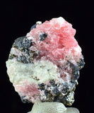 2cms RHODOCHROSITE FLUORITE PYRITE CRYSTAL RHOMBOHEDRAL SUPER MINIATURE RB299