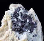3.8cms PROUSTITE RED RUBY SILVER  MANGANO CALCITE PERU UCHUCCHACUA MINE HB268
