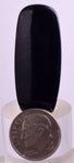 4.9 Grams LEMURIAN BLACK JADE GEM PERU PYRITE JEWELRY CABOCHON PENDANT BB185