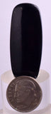 4.9 Grams LEMURIAN BLACK JADE GEM PERU PYRITE JEWELRY CABOCHON PENDANT BB185