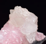 3.4cms RHODOCHROSITE PAGODA CALCITE CRYSTALS JORDANITE (?) GALENA PERU RB509