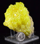 6.5cms SULPHUR NATURAL CRYSTALS BOLIVIA SULFUR POTOSI MINERAL SPECIMEN YB09
