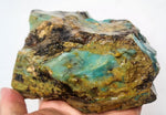 1.4kg GEM BLUE OPAL PERU ROUGH SCENIC SEASCAPE MINERAL SPECIMEN OB53