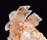 5.5cms LIMONITE IN SELENITE CRYSTAL COLLECTOR PERU MINERAL SPECIMEN TB106