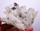 12cms HUBNERITE QUARTZ CRYSTALS MINERAL SPECIMEN COLLECTOR PERU MB57