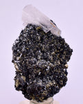 5.9cms MANGANOAN CALCITE QUARTZ PYRITE CHALCOPYRITE SCHEELITE ? PERU GB67