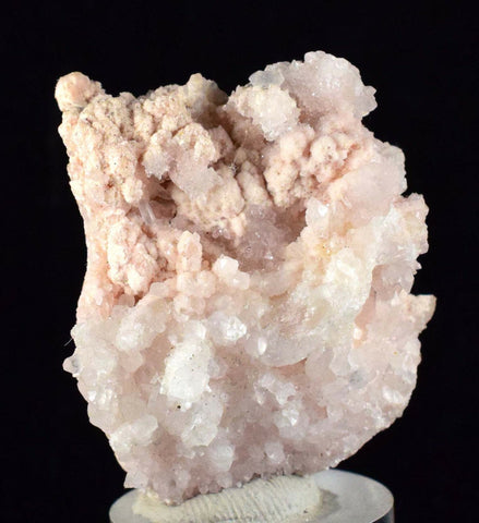 4cms RHODOCHROSITE ROSETTE QUARTZ PERU PINK CRYSTALS NEEDLES MINERAL RB127