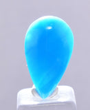 4cts GEM SILICA CHRYSOCOLLA CABOCHON LILY MINE PERU ROYAL BLUE COLOR  BB353
