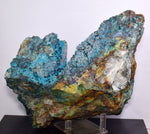 20cms QUARTZ CHRYSOCOLLA BOTRYOIDAL TENTADORA MINE PERU MINERAL SPECIMEN CB160