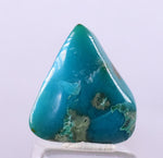 5.5carats GEM SILICA CHRYSOCOLLA CHALCEDONY LILY MINE PERU TUMBLED QUARTZ BB45