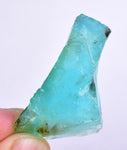 50cts GEM BLUE OPAL HIGH QUALITY PERU ROUGH SCENIC MINERAL SPECIMEN OB151