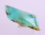 16ct GEM BLUE OPAL SCENIC CABOCHON PERU SEASCAPE PENDANT JEWELRY BB123