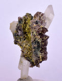 5.1cms PREMIUM EPIDOTE QUARTZ AXINITE CRYSTALS PERU AESTHETIC COLLECTOR CB135