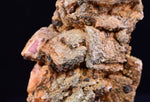 5.6cms GEM RHODOCHROSITE CUBIC CRYSTALS GOETHITE PERU MINERAL SPECIMEN RB607