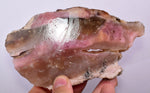 345 grams GEM PINK OPAL HONEY OPAL PERU ROUGH SLAB COLOR TRANSLUCENT PB77