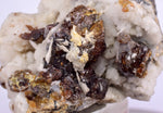 6.1 cms SPHALERITE BARITE QUARTZ GEM PERU CRYSTALS DISPLAY OR TO CUT IT MB102