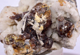 6.1 cms SPHALERITE BARITE QUARTZ GEM PERU CRYSTALS DISPLAY OR TO CUT IT MB102