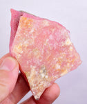 385carats GEM DEEP RED PINK OPAL PERU ROUGH COLOR TRANSLUCENT MINERAL PB93