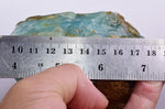 265 Grams GEM BLUE OPAL PERU ROUGH SCENIC SEASCAPE MINERAL SPECIMEN OB106