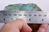 265 Grams GEM BLUE OPAL PERU ROUGH SCENIC SEASCAPE MINERAL SPECIMEN OB106