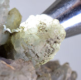 26cms MUSEUM PREHNITE CRYSTALS PERU SHINY MINERAL SPECIMEN UB245
