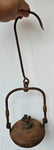 42cms LENTICULAR MINERS LAMP TUNNEL RARE LANTERN IRON CAST NB08