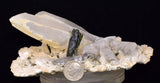 12.3cms QUARTZ EPIDOTE CRYSTAL MINERAL SPECIMEN QB109
