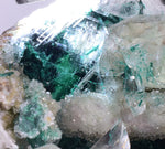 14cms GEM ATACAMITE INSIDE SELENITE CRYSTAL LILY MINE 2000 DISCOVERY PERU AB183