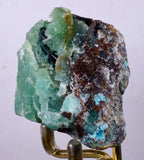 5.1cms DRUZY CHRYSOCOLLA QUARTZ LILY MINE PERU COPPER 2000 DISCOVERY DB09