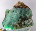 15cms MOUNTAIN OF GEM SILICA DRUZY CHRYSOCOLLA BOTRYOIDAL LILY MINE PERU DB94