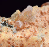 8cms LIMONITE IN SELENITE CRYSTAL COLLECTOR PERU MINERAL SPECIMEN TB104