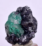 2.3cms GEOCRONITE GREEN FLUORITE CRYSTAL PERU MILPO ATACOCHA PERU SHINY KB35