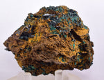 8.4cms ATACAMITE QUARTZ CRYSTALS LIMONITE  LILY MINE PERU MINERAL SPECIMEN AB185